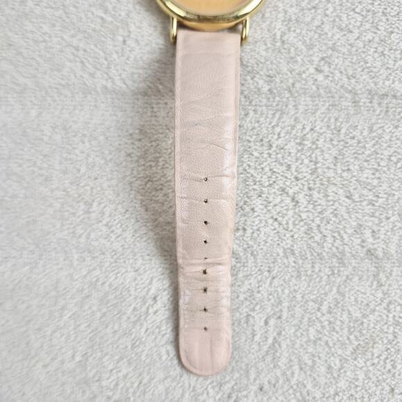 Laura Biagiotti Womens Swiss Quartz Watch Pink Leather Gold Floral 37mm Read* - Picture 8 of 16